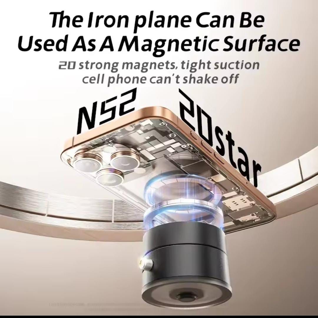 Strong Magnetic Rotation Height Adjustable Car Phone Holder