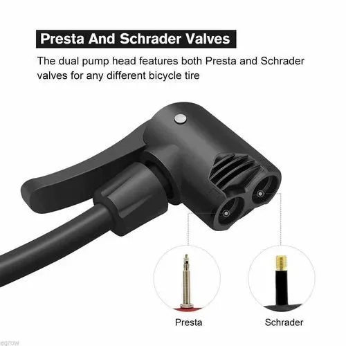 Heavy Duty Foot Pump For Bike, Ball, Scooter, Car