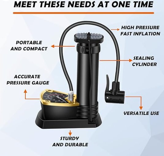 Heavy Duty Foot Air Pump